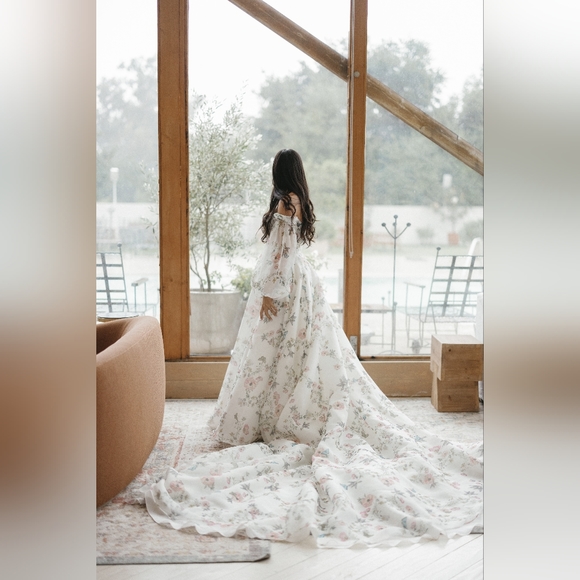 Monique Lhuillier Wedding Dress - Picture 10 of 16